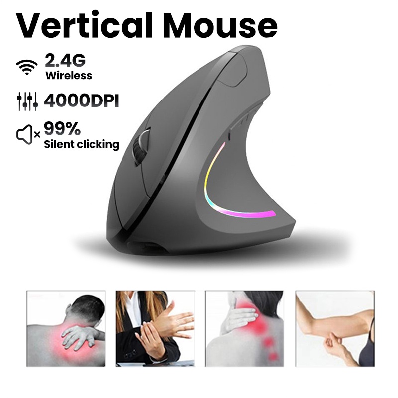 Officeworks Tablet Accessories - Ratón inalámbrico de doble modo para