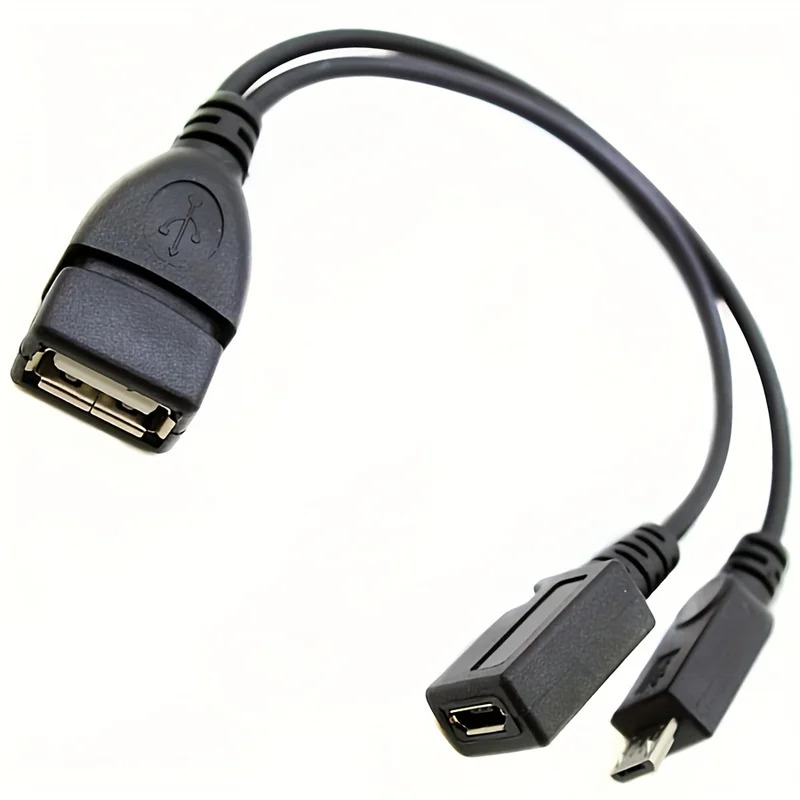 Tablet Tech Accessories - Adaptador divisor 2 en 1 OTG