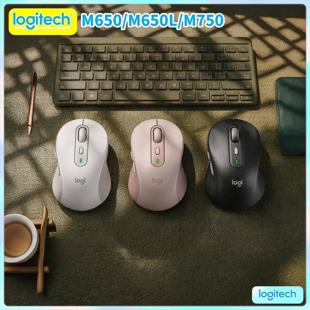 Logitech Tablet Accessories - Ratón Bluetooth M750, Clic Silencioso, Rueda