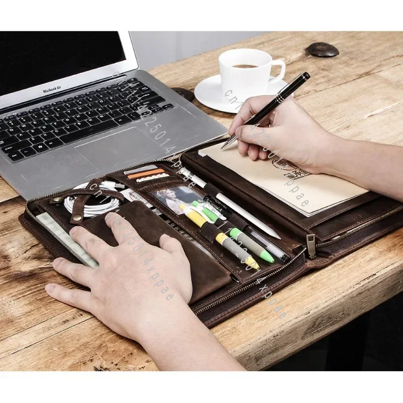Tablet Tech Accessories - Bolsa de Almacenamiento de Cuero para