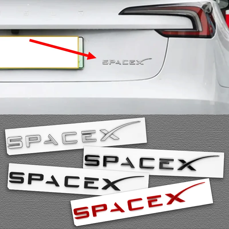 Tesla Tablet Accessories - Logotipo 3D ABS letras para guardabarros