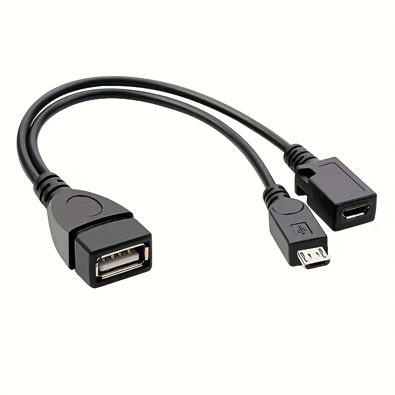 Tablet Tech Accessories - Adaptador divisor 2 en 1 OTG