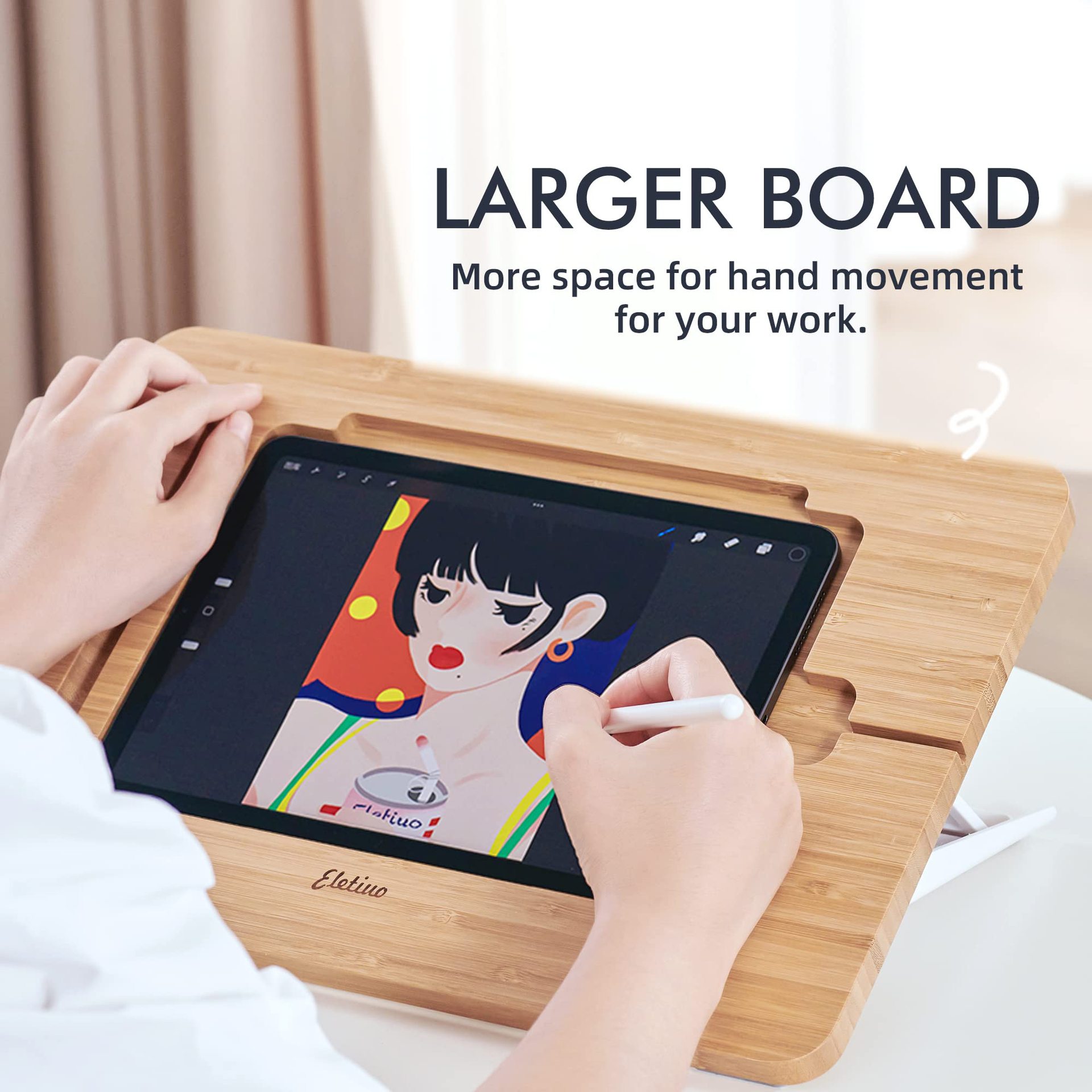 Soporte de madera ajustable pa - Tablet Accessories For Reading reseña y precio