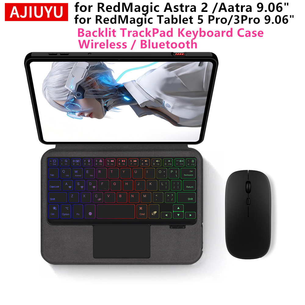 Funda de teclado AJIUYU para l - Tablet Keyboard Case reseña y precio