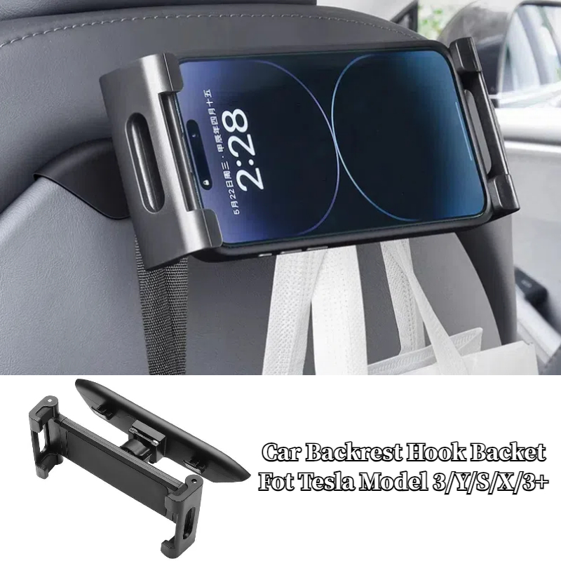 Ganchos para respaldo de asien - Tesla Tablet Accessories reseña y precio