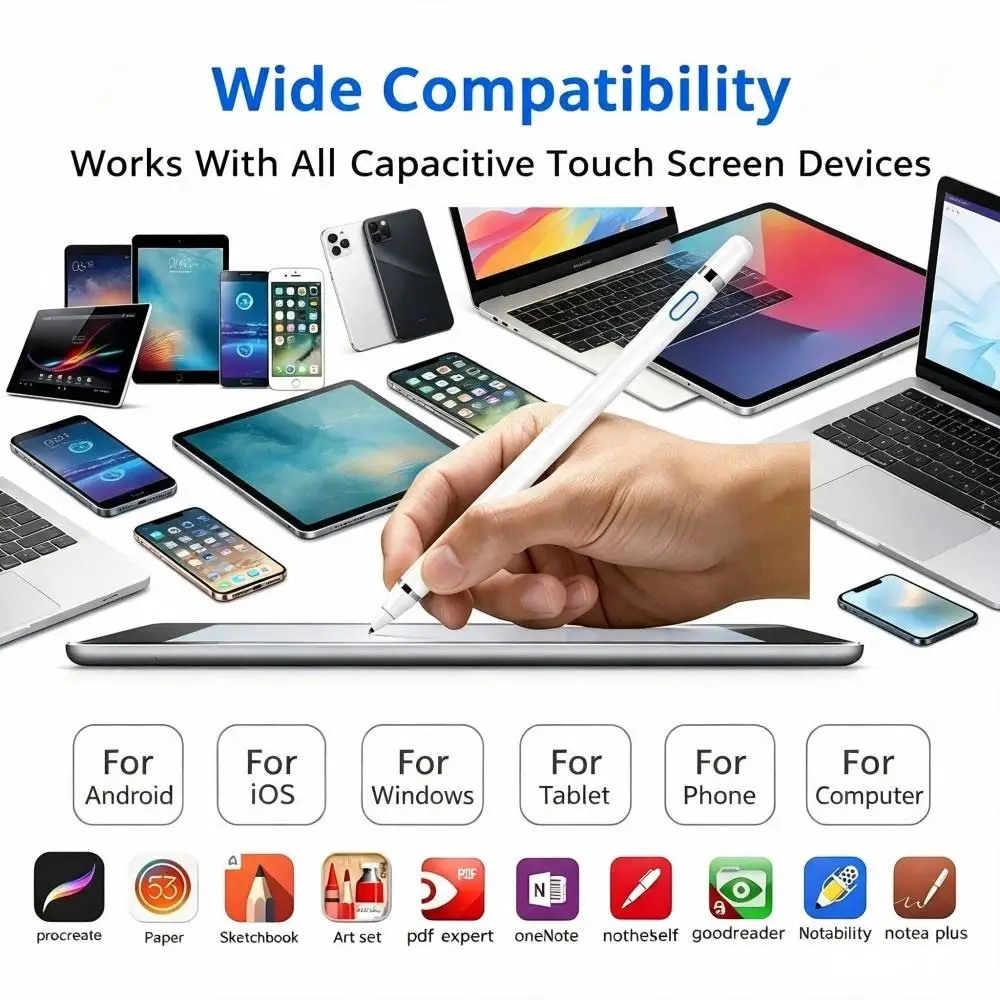 Lápiz óptico universal recarga - Ipad Pencil Stylus reseña y precio